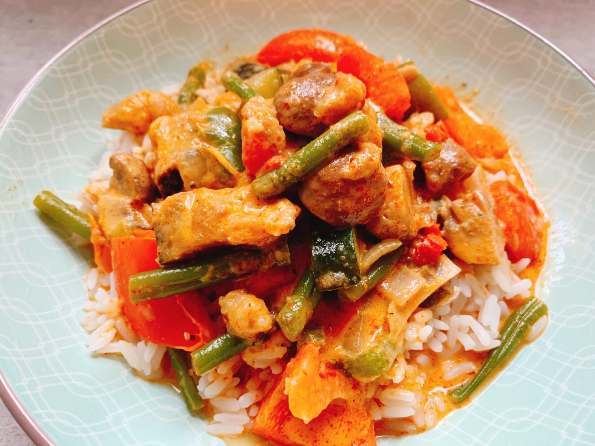 Rotes Thai Curry mit Gemüse - Nicht noch ein Foodblog