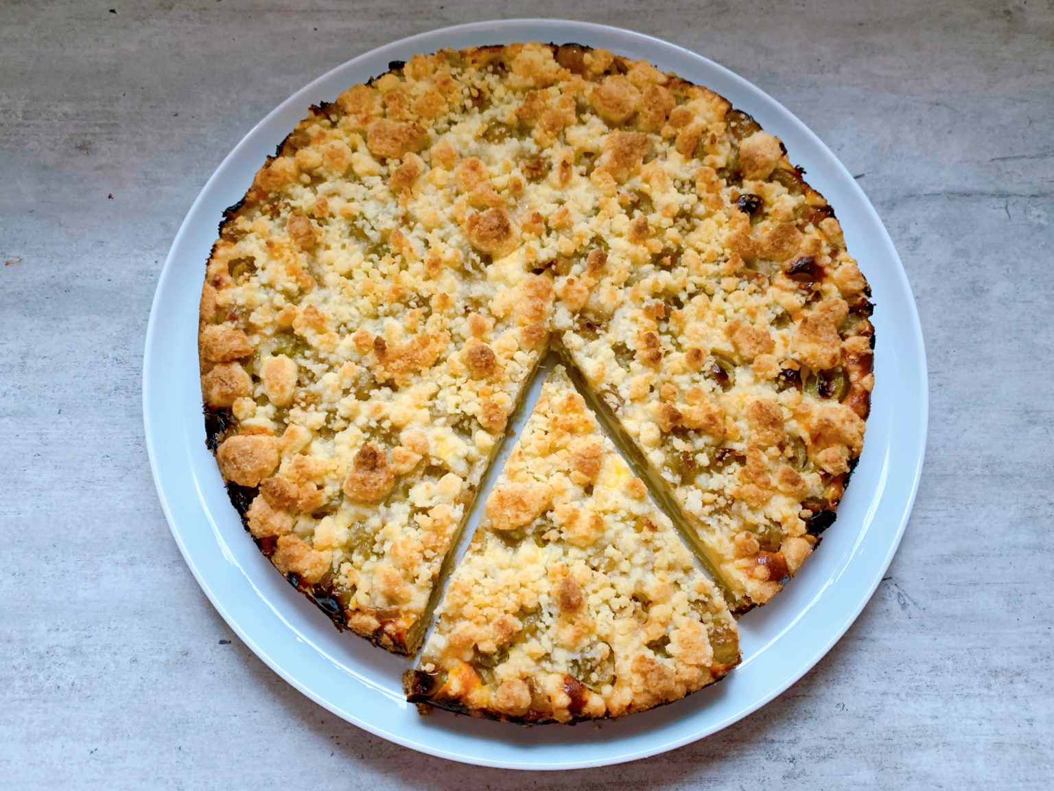 Stachelbeer-Streusel-Kuchen - Nicht noch ein Foodblog